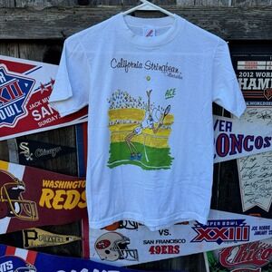 Size S -‎ Crooks 1986 White T-shirt Tennis Single Stitch
